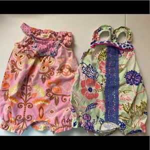 Matilda Jane girls’ summer rompers, 3-6mo
